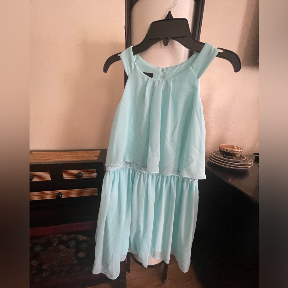 BRAND NEW AMY BYER  LIGHT BLUE DRESS